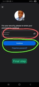 Deactivate Instagram account step 3