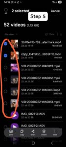 How to Clear Phone Storage step 5