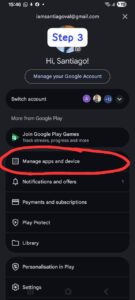 Restarting an Android phone to fix apps not working