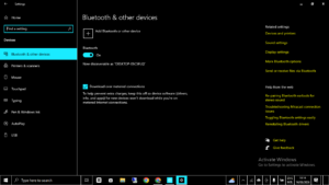 Turn Bluetooth Off