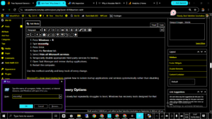 Windows + R.